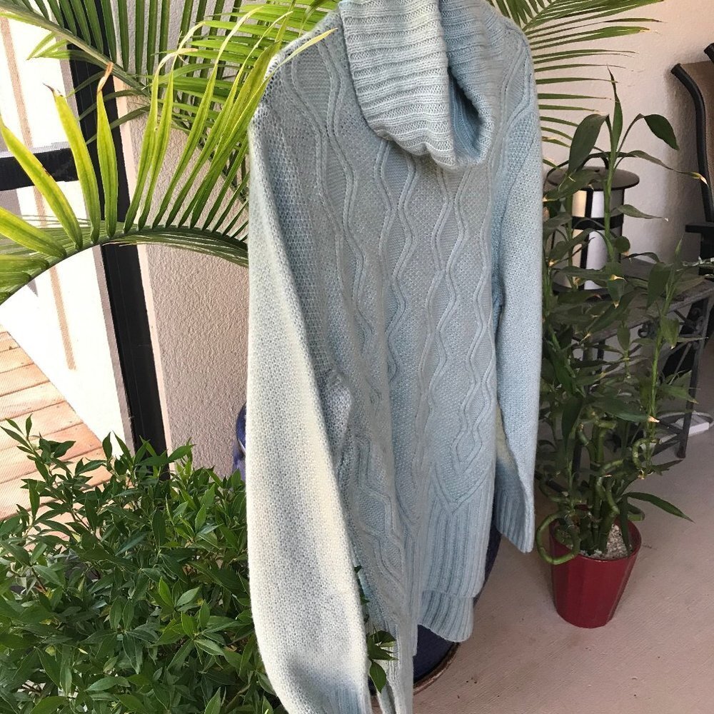 Sonoma Light Blue Cowl Neck Sweater